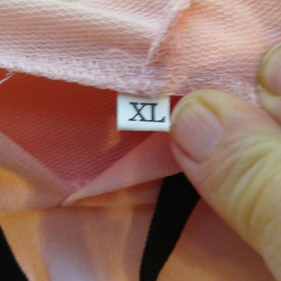 Worded women's size XL lite Orange hoodie. - Picture 2 of 5